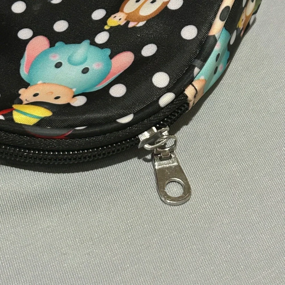 Disney Tsum Tsum London Soho Cosmetic Bag Black‎ Polka Dot Travel Makeup